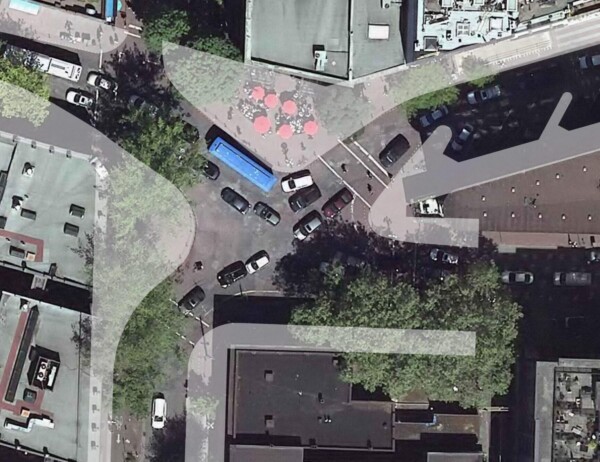 Maple Tree Square in 2016